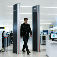 Système d'alarme de contrôle d'accès Sunleader XLD-H avec détecteur de métaux, affichage LCD multi-zones, comptage de trafic, alarme de sécurité aéroportuaire
