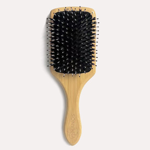 Cepillo de pelo de bambú con cerdas de jabalí y almohadilla de aire, cuadrado de madera, para masaje del cuero cabelludo, para uso general - Product Image 5