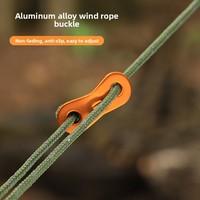 Cordon de tensionnement réfléchissant robuste pour camping, poulie de tensionnement métallique pour tente, bâche, camping en plein air
