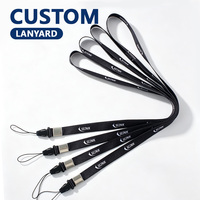 Lanyard pas cher Porte-clé Collier Polyester Sangle Imprimé pour Sublimation Lanyards Personnalisés Avec Logo Personnalisé