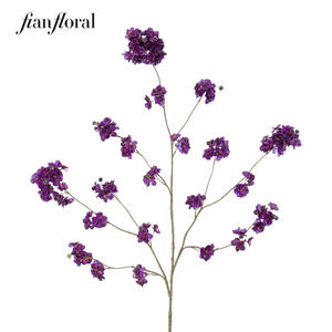 פרחי אפרסק מלאכותיים ריאליסטיים של FONG IAN, קישוט מודרני לאביב, ראש השנה, יום האם, חתונה, מסיבה, סידור שולחן לבית - Product Image 2