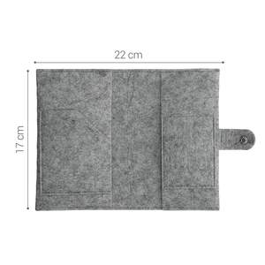 ปกสมุดบันทึกการตั้งครรภ์สีเทาอ่อนคุณภาพสูง  แบบเรียบ  สำหรับใส่บัตรประกันการตรวจครรภ์แบบอัลตราซาวด์ของออสเตรีย - Product Image 2