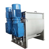 Mélangeur à double ruban en acier inoxydable pour épices et poudres, mélangeur à gaufres horizontal, moteur pour détergent, farine de blé