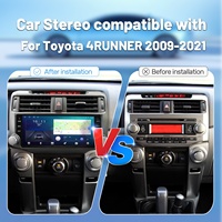 Autoradio Android 10,33 pouces 6+128g Écran tactile IPS avec navigation GPS CarPlay Android Auto BT pour Toyota 4Runner 2009-2021