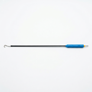Electrodo Quirúrgico Monopolar Tipo J con Mango Azul, Instrumento Laparoscópico Clase I, Operación Manual - Product Image 1