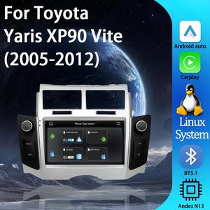 Autoradio multimédia Linux 7 pouces pour <span class=keywords><strong>Toyota</strong></span> <span class=keywords><strong>Yaris</strong></span>, navigation, CarPlay sans fil, <span class=keywords><strong>Android</strong></span> <span class=keywords><strong>Auto</strong></span>, autoradio <span class=keywords><strong>2</strong></span> DIN, unité centrale stéréo - Product Image 2