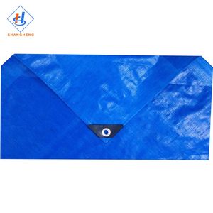 Водонепроницаемый полиэтиленовый брезент для крыши, полимерный брезент, голубой полиэтиленовый переработанный брезент - Product Image 6