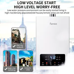 Free Sample Gas Water Heater Touch Control Constant Temperature Digital Display Control 12L Water Strong Row Low Pressure Start