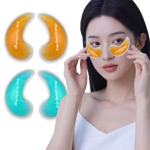 Patchs pour les yeux en <span class=keywords><strong>gel</strong></span> PVC en forme de goutte d'eau avec logo personnalisé, coussinets rafraîchissants pour les yeux, soulagement des cernes, réduction de la fatigue oculaire - Product Image 3
