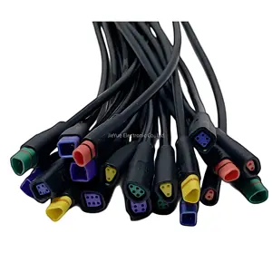 Kabelboom M8 Draden Y Type Connector 4pvc 18awg M10 4 5 6 Cores Pluggen Kabel