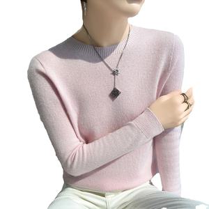 2025 nouveau lb première ligne prêt à porter automne hiver col rond <span class=keywords><strong>laine</strong></span>, coupe ample et look amincissant, pull, pull intérieur, haut - Product Image 3