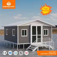 Villa capsule modulaire préfabriquée pliable, portable, étanche et résistante aux tremblements de terre, 1234, avec une ou deux chambres, maison-conteneur extérieure