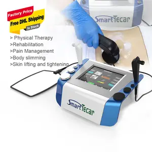 Tecar therapy ret cet radio frequency 448khz diathermy therapy physiotherapy therapy equipment