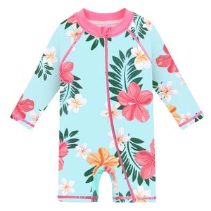 Vente en gros <span class=keywords><strong>de</strong></span> produits personnalisés Rash Guard pour bébés et tout-petits <span class=keywords><strong>Maillot</strong></span> <span class=keywords><strong>de</strong></span> <span class=keywords><strong>bain</strong></span> Rash Guard pour bébés avec fermeture à glissière avant - Product Image 1