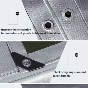 Bâche isolante 12x24 pieds, protection UV et pluie, en PE, imperméable, isolante thermique, fabriquée en Chine, qualité garantie, écologique - Product Image 5