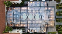 Tentes de réception de style français pour événements en plein air, 200-500 personnes, avec structure en aluminium
