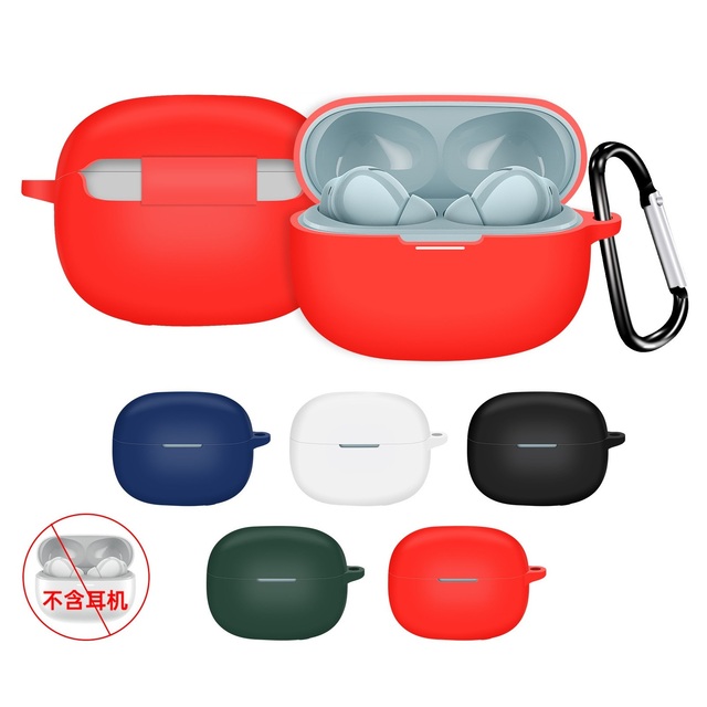 Soft Silicone Case for Redmi Buds 5 Pro Wireless Earphone Headphones Covers for Redmi Buds 5 Pro Protective Cases With Hook