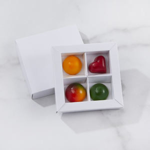 Boîte à chocolats transparente pour 6/8 truffes artisanales, boîte à chocolat noir vide, boîte cadeau, mini boîte à friandises - Product Image 6