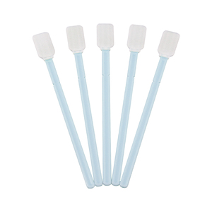 Écouvillon de salle blanche à tête rectangulaire en polyester pour prélèvement et nettoyage, sans silicone, compatible avec les solvants - Product Image 6
