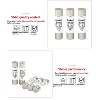 Fusibles R015 de alta calidad 10*38mm 500V 1A-32A, tubo de fusible de soplado rápido de cerámica 80KA para transformadores, lámparas