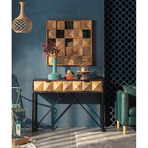 Muebles de estilo <span class=keywords><strong>Industrial</strong></span> para el hogar, espacio de almacenamiento grande de 9 cajones, armarios laterales de comedor, <span class=keywords><strong>mesa</strong></span> de <span class=keywords><strong>consola</strong></span> de pasillo antiguo Superior de madera - Product Image 6