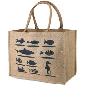 <span class=keywords><strong>BeeGreen</strong></span>-Bolsa de mano de arpillera con cremallera Interior laminada, bolso grande de yute con asas para compras y playa - Product Image 6