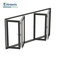Ventanas de aleación de aluminio corredizas plegables de estilo moderno Simple para tienda de té y café, escaparate para cocina, Villa, baño, Hotel