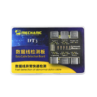 Carte de détection de ligne de données DT3 mécanique testeur de câble USB court-Circuit commutation marche-arrêt pour iOS Android outil de carte de Test de Type C