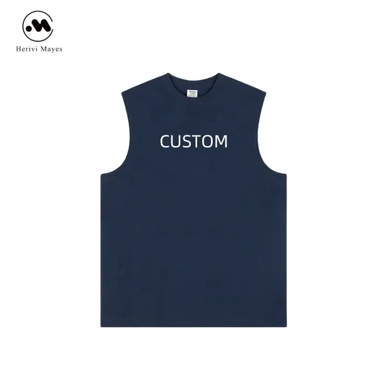 2024 yaz 230G serin teknoloji kumaş düz renk kolsuz boy T-Shirt yüksek kalite erkek kolsuz Tank Top