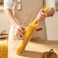 Contenants de rangement pour la cuisine : bocaux en verre pour aliments, adaptés à la farine, aux céréales, au sucre, au thé, aux grains de café et aux collations