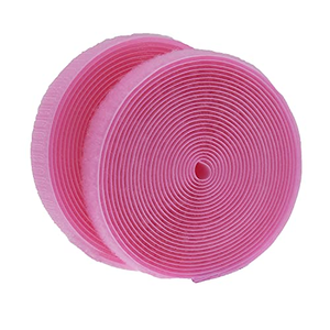Cinta de Velcro Cosida de Poliéster/Nylon de 20mm, Ecológica, Lavable, con Adhesivo Fuerte, Rollo de 25m, Precio de Fábrica al por Mayor - Product Image 1
