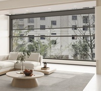 Porte coupe-feu moderne de style rural simple avec fenêtre, adaptée aux appartements, écoles et divers bâtiments
