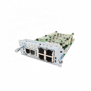 Module NIM Voix Analogique 4 Ports FXO Cisco NIM-4FXO= <span class=keywords><strong>Carte</strong></span> Passerelle VoIP Hot Swap pour Routeur Série ISR 4000 Pack Unique Original - Product Image 2