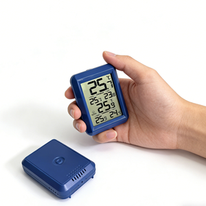 Mini thermomètre numérique sans fil professionnel pour cuisine, émetteur avec écran LCD, enregistrement des températures élevées/basses, pour <span class=keywords><strong>réfrigérateur</strong></span> - Product Image 3