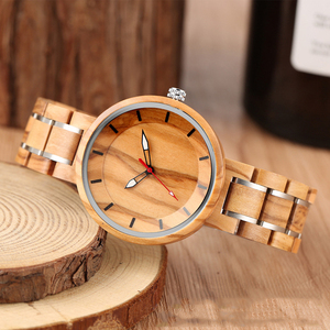 Migliore Idea <span class=keywords><strong>Regalo</strong></span> di Natale: Orologi al Quarzo in Legno Inciso Stile Semplice <span class=keywords><strong>per</strong></span> Uomini d'Affari - Product Image 6