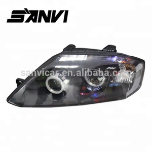 Sanvi Car Headlight Bulb Accessories Assembly For-Hyundai-Coupe With Bi <b>Projector</b> Lens and Angel Eyes Halos Headlamps Work <b>Light</b> - Product Image 2