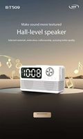 Neuerscheinung Retro FM Bluetooth-Lautsprecher Neuester Vintage Klassischer 15W Kabelloser Ladeadapter Großvolumiger Wecker Tragbarer Lautsprecher