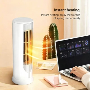 NOUVEAU Radiateur Électrique de Bureau en Céramique PTC 1200W, Chauffage Rapide, Économe en Énergie, avec Ventilateur, Classe Énergétique, Prise UK, pour Salle de Bain et Salon - Product Image 5