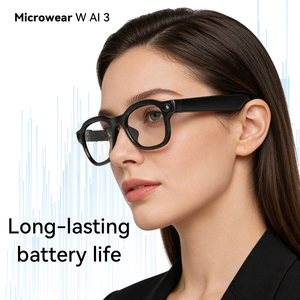 Lunettes intelligentes IA avec enregistreur vidéo, traduction de musique et appels, caméra et recharge sans fil - Product Image 4