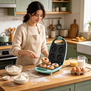<span class=keywords><strong>Sandwichera</strong></span> Anbolife <span class=keywords><strong>Económica</strong></span> de 2 Rebanadas con Placas Antiadherentes para una Fácil Limpieza, Patas Antideslizantes y Control de Termostato - Product Image 5