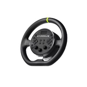 Volante de Carreras <span class=keywords><strong>CAMMUS</strong></span> <span class=keywords><strong>C5</strong></span> 5nm Direct Drive con Palancas de Cambio Grandes, Base de Controlador de Juego para Simulador de Carreras - Product Image 1
