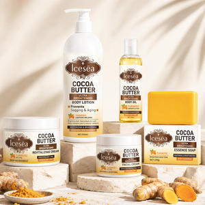 Fabricante de Marca Privada al por Mayor, OEM ODM, Set de 5 Piezas para el Cuidado de la Piel, Manteca de Cacao, Cúrcuma, Ácido Kójico, Crema de Día/Noche, Suero para la Piel - Product Image 3
