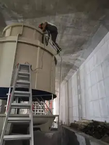 Torre de refrigeração de água de contrafluxo circular industrial de 80 toneladas