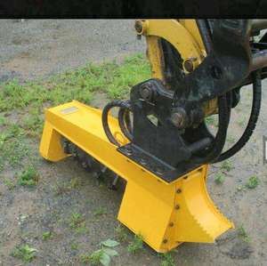 Mô Hình Mới <span class=keywords><strong>Mini</strong></span> Máy Xúc Đính Kèm Bàn Chải Cutter Cho 18-23ton - Product Image 5