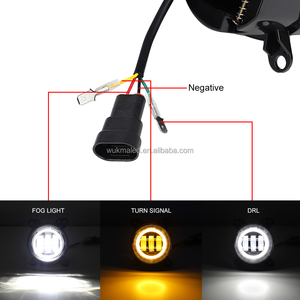 Luz antiniebla para DAF XF105 Truck car lamp luz de conducción delantera con halo blanco ámbar Upgraed led - Product Image 2