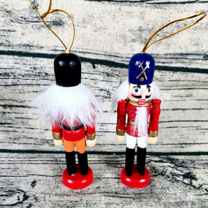 Figurine <span class=keywords><strong>Casse</strong></span>-<span class=keywords><strong>Noisette</strong></span> <span class=keywords><strong>Classique</strong></span> en Bois de 12 cm pour Décoration d'Arbre de Noël - En Stock - Product Image 5