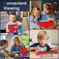 Étui antichoc pour enfants, style anime, pour iPad 5e et 6e génération 9.7, Air 2, Pro 9.7, avec support pliable, sangle d'épaule, coque de protection robuste