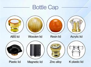Custom Luxury Round Black Glass Perfume Bottle With Textured Gold Cap Ideal for 30ml-100ml Premium Fragrance Gift <b>Set</b> Packaging - Product Image 4