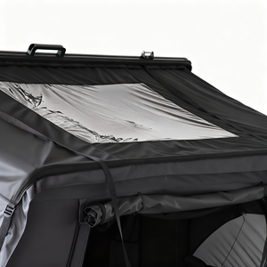 Carpa de Techo Resistente para Auto Todoterreno, Carpa de Camping Impermeable de Carcasa Rígida para SUV, Doble Capa, para 3 Personas, Tipo Recto para las Cuatro Estaciones - Product Image 3