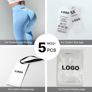 ملابس رياضية صديقة للبيئة، بنطلون فضفاض مطبوع، سترة رياضية بسحاب وجيب، ملابس صالة رياضية، طقم يوجا نسائي من قطعتين مريح وقابل للتنفس - Product Image 5